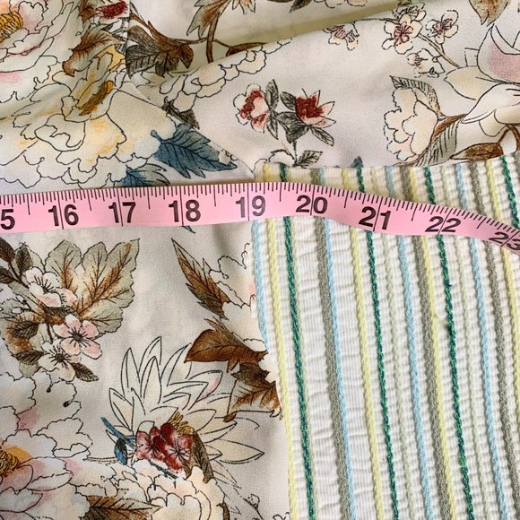 Zara Basic Collection Floral Button Front Blouse - Picture 8 of 16